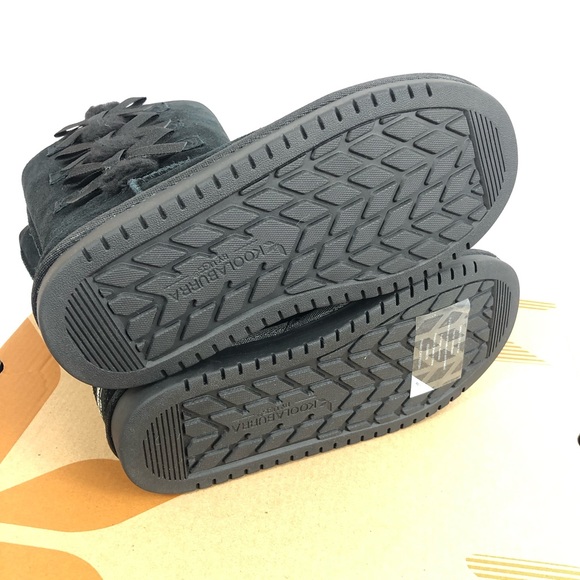 Kookaburra By UGG Victoria Tall Black Kids Boots - Picture 6 of 9